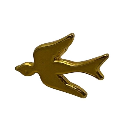 Vintage Gold-Tone Swallow Bird Lapel Pin Brooch A559 - Picture 1 of 4